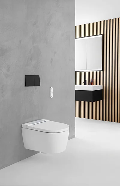 Installation d’un WC-douche Geberit AquaClean par GC Travaux à Mettet